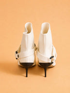 Patty Biker In Ivory Calf