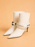 Patty Biker In Ivory Calf