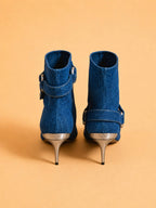 Patty Biker In Blue Denim