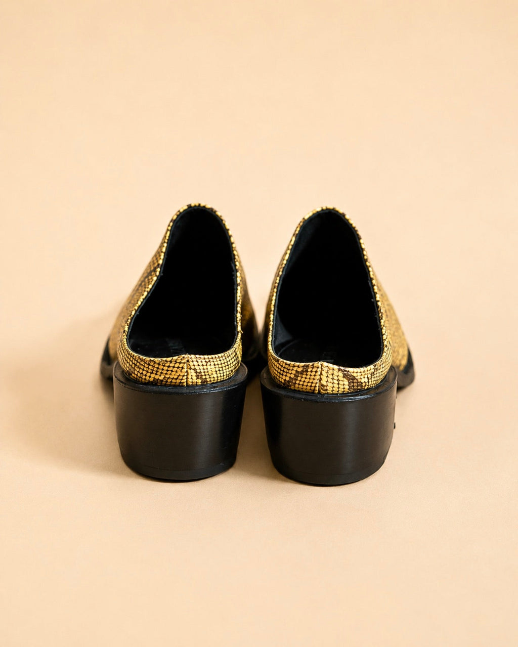 Zora In Yellow Python Leather