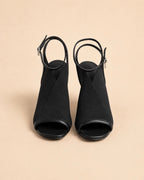 Vila In Black Stretch Nylon