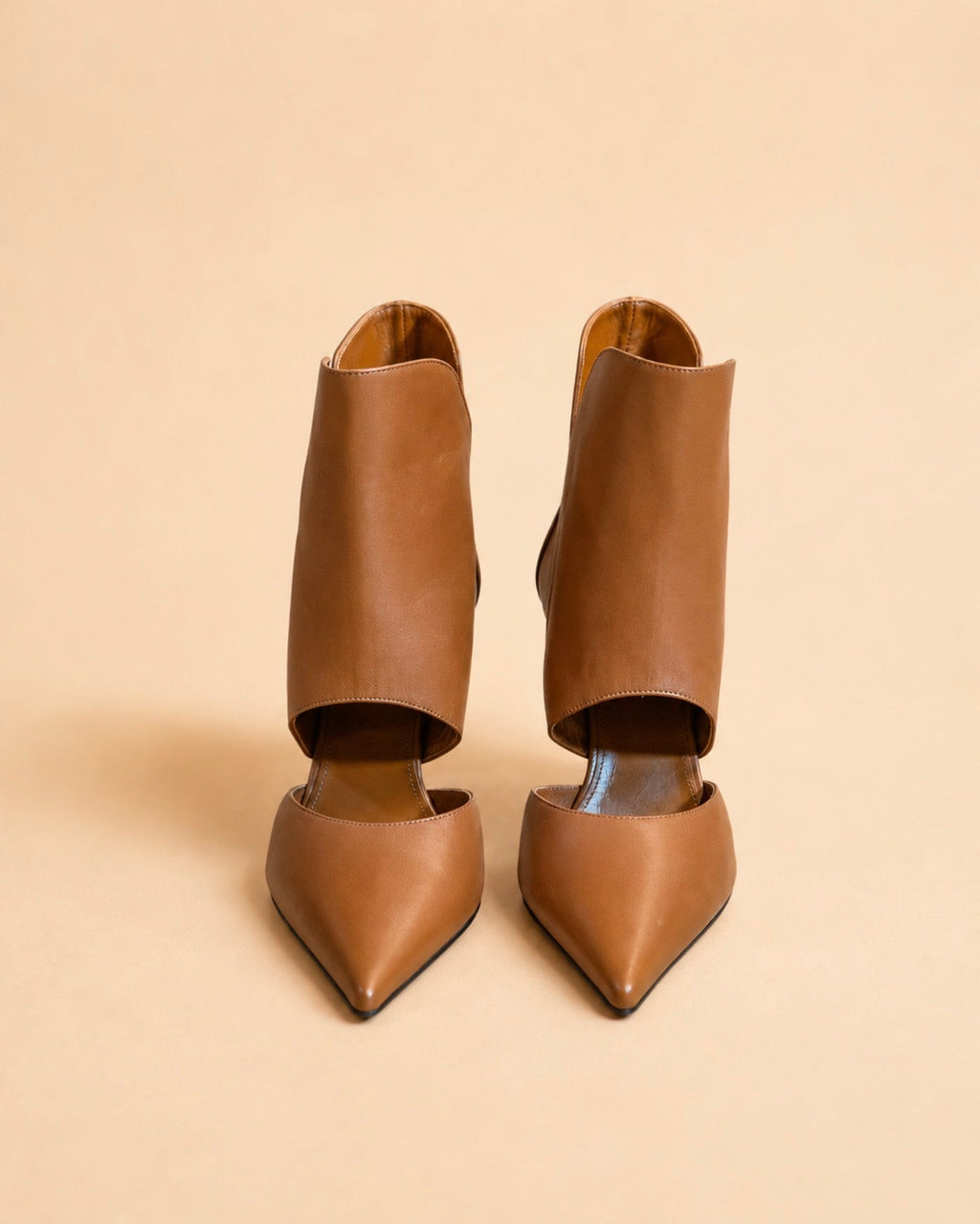 Eva Ankle Boot In Tan Nappa