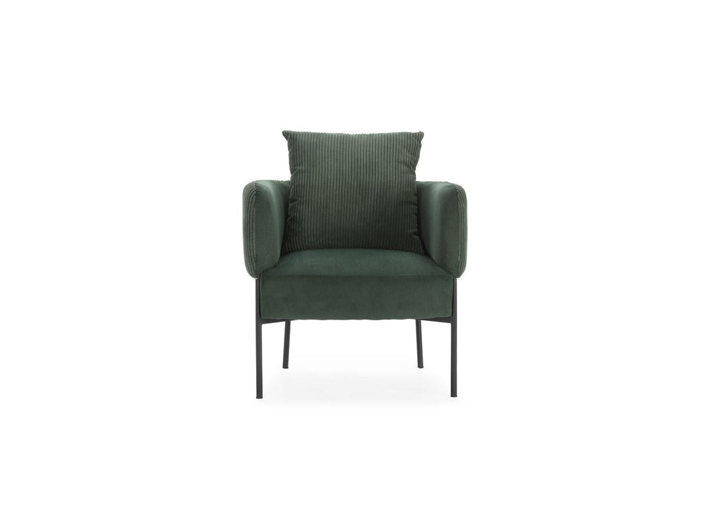 Gabin - Fauteuil De Table - Tissu Velours Côtelé