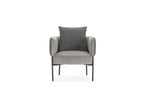 Gabin - Fauteuil De Table - Tissu Velours Côtelé
