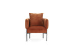 Gabin - Fauteuil De Table - Tissu Velours Côtelé