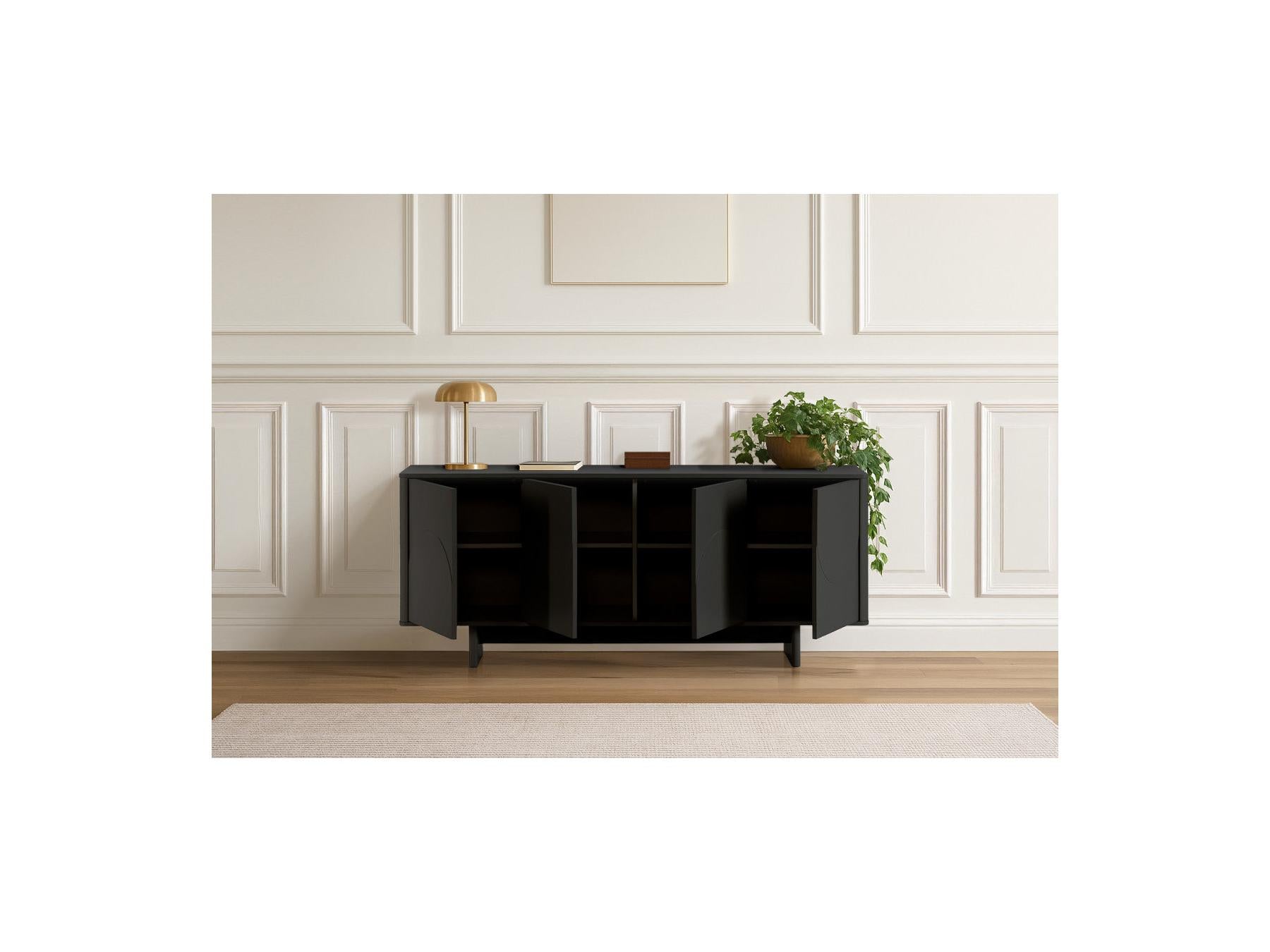 Esteban - Buffet 4 Portes - Formes Géométriques