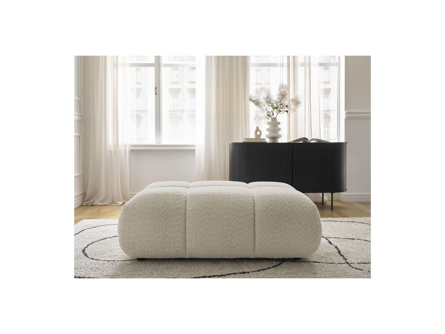 Alya - Pouf - Tissu Bouclette