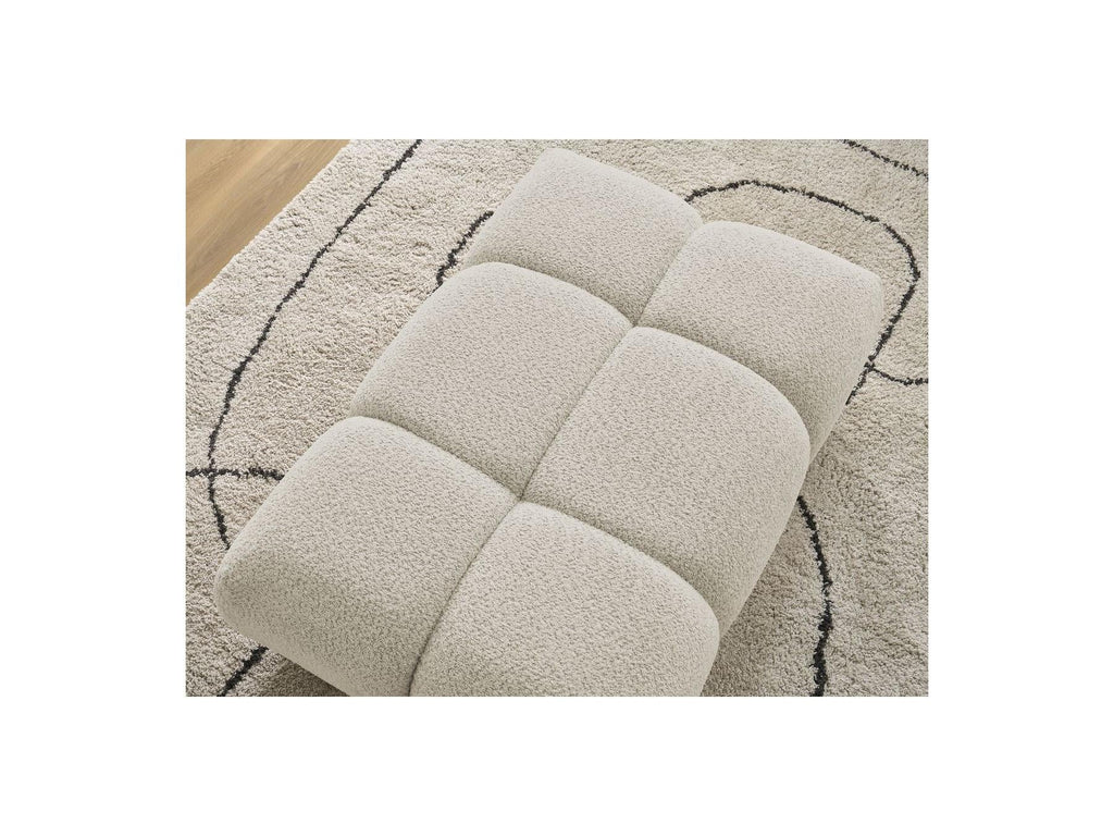 Alya - Pouf - Tissu Bouclette