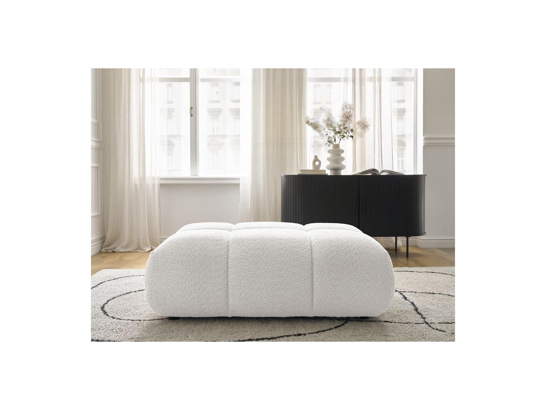 Alya - Pouf - Tissu Bouclette