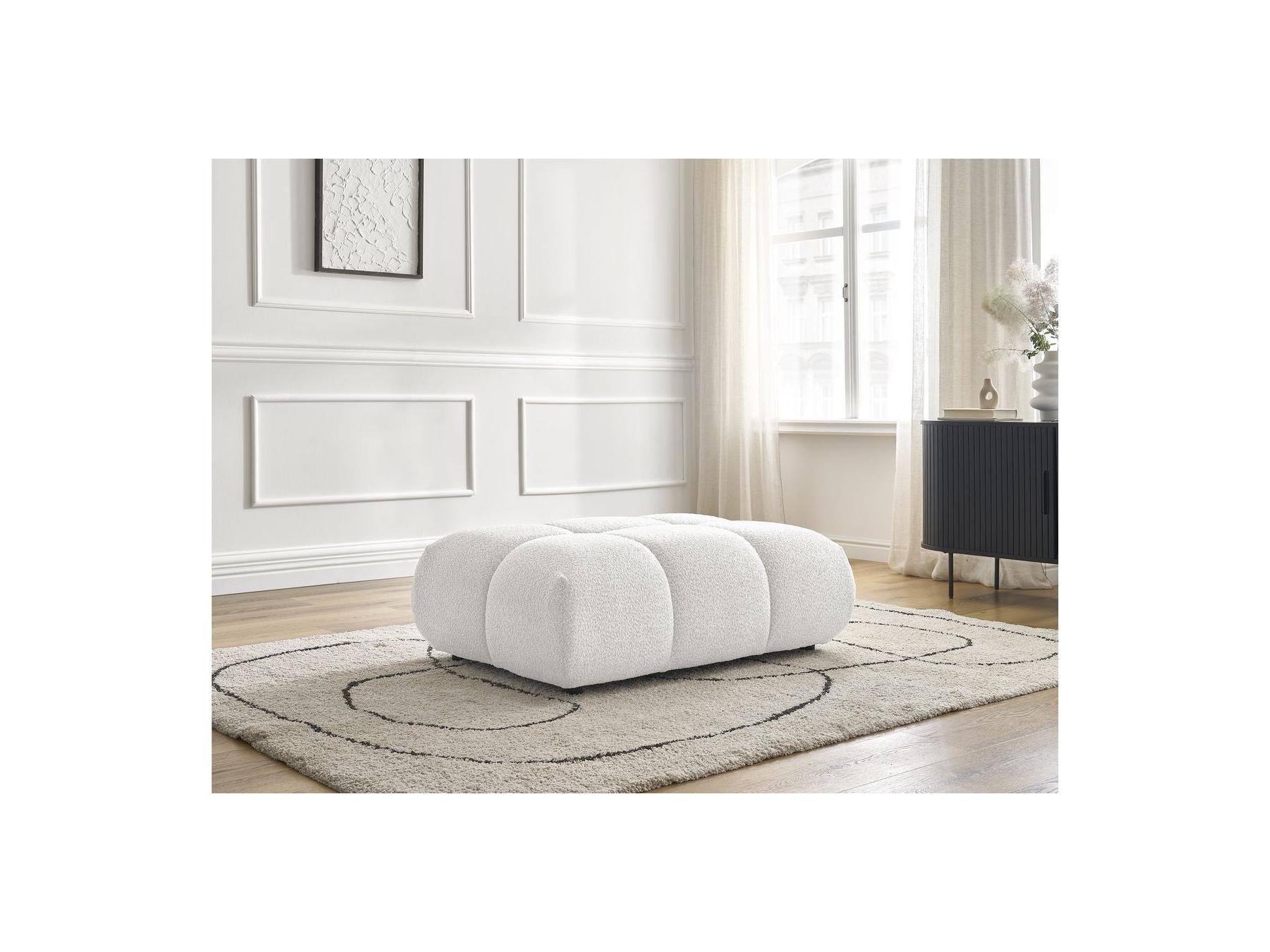 Alya - Pouf - Tissu Bouclette