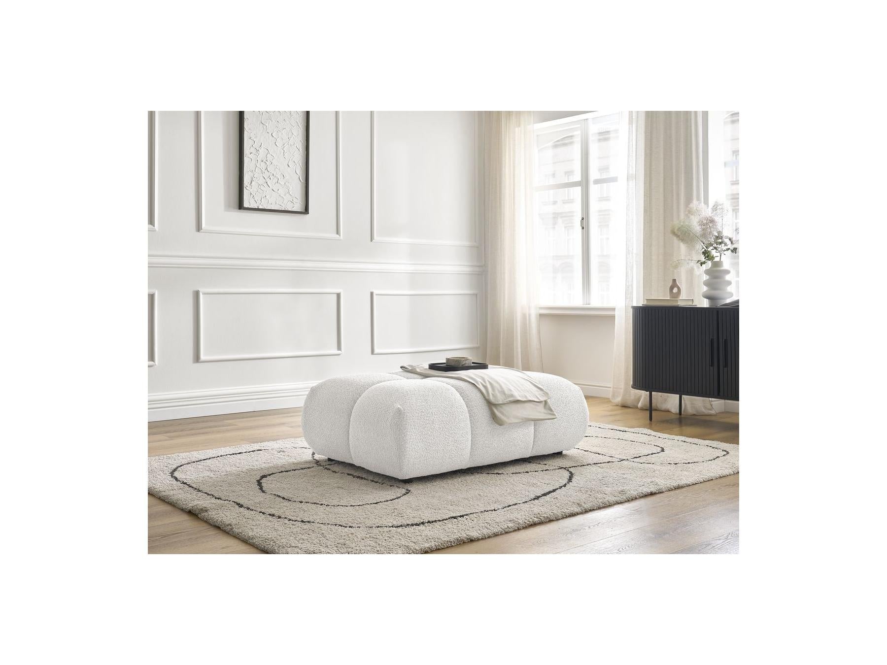 Alya - Pouf - Tissu Bouclette