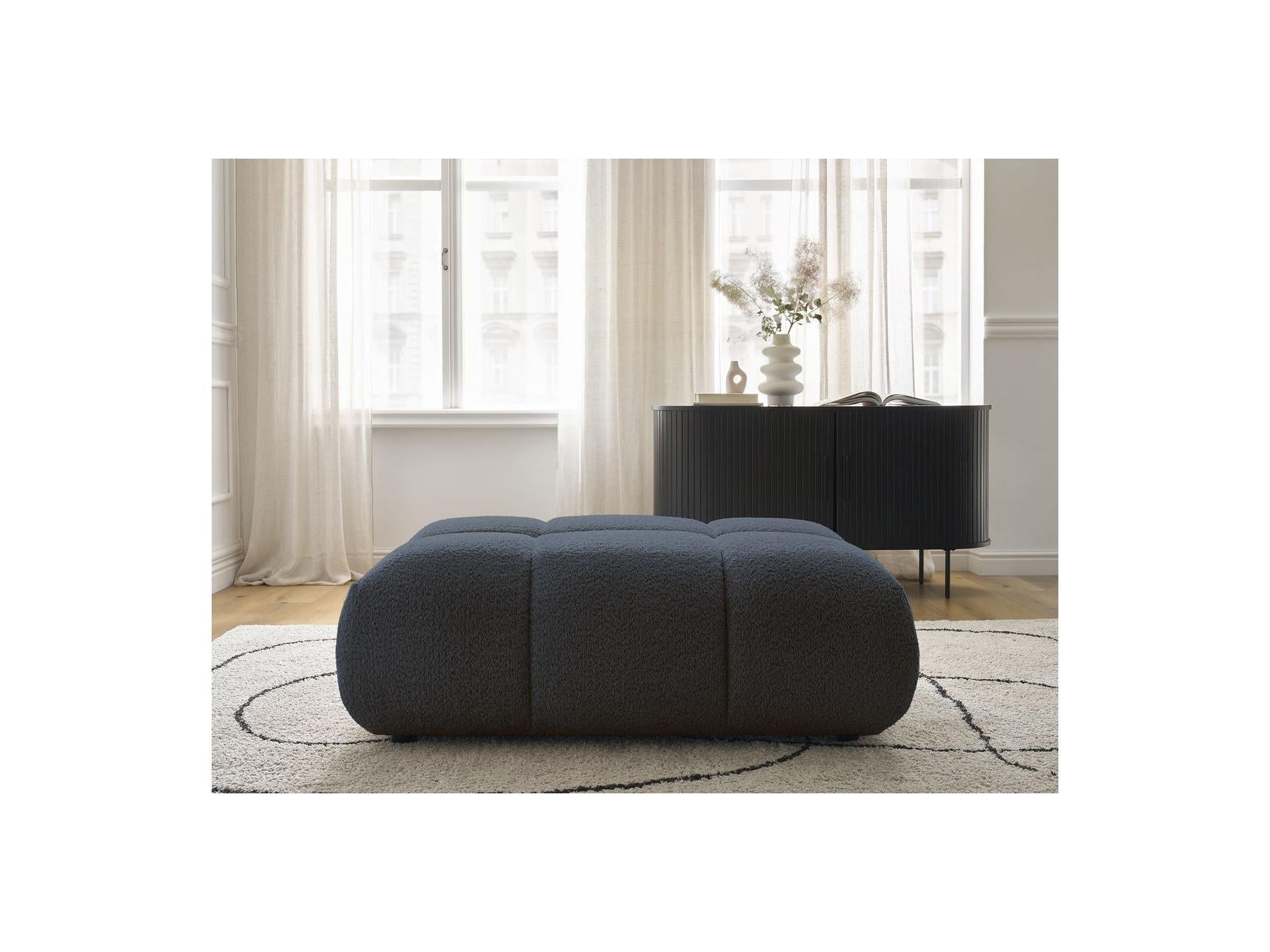 Alya - Pouf - Tissu Bouclette