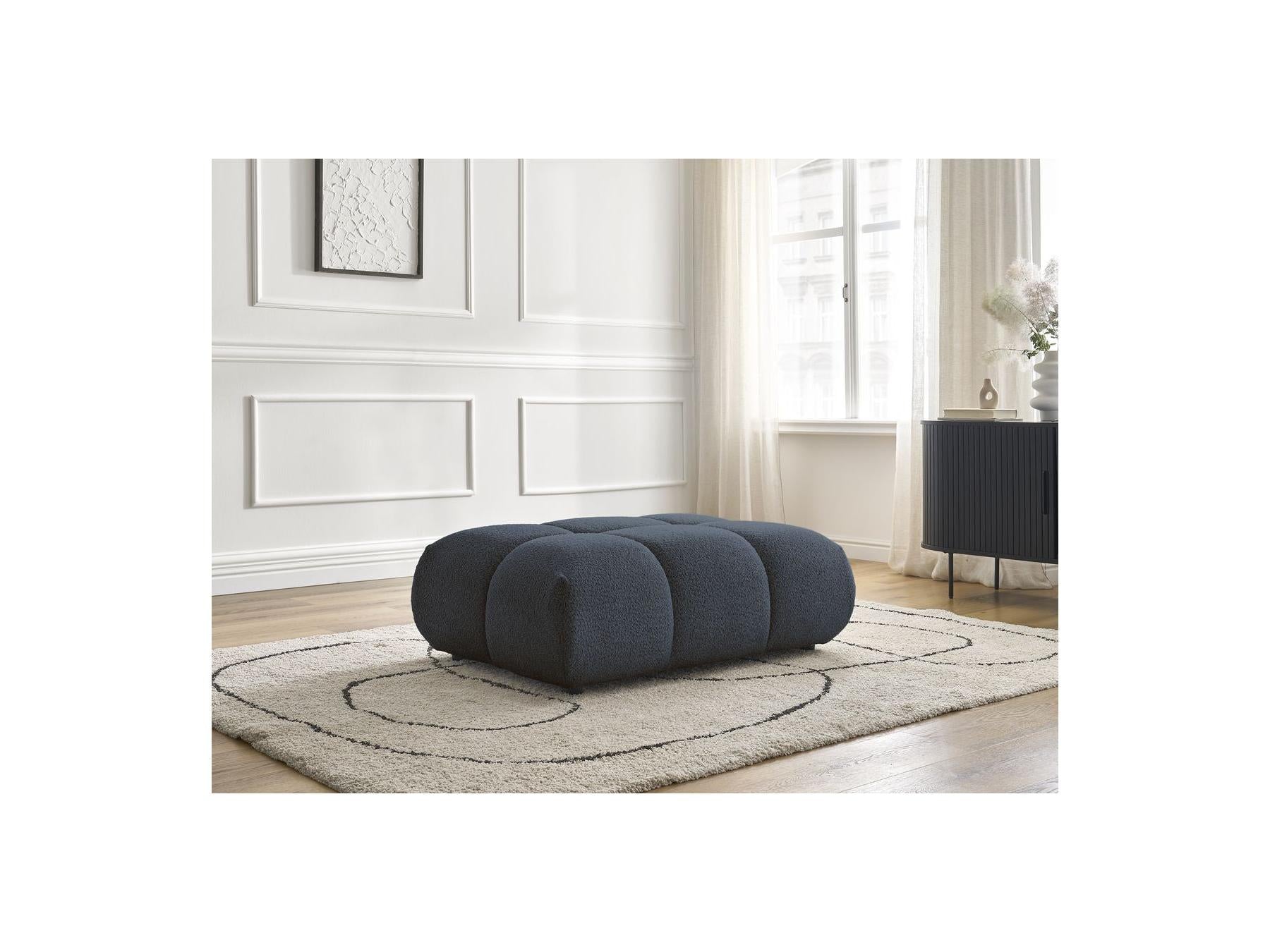Alya - Pouf - Tissu Bouclette