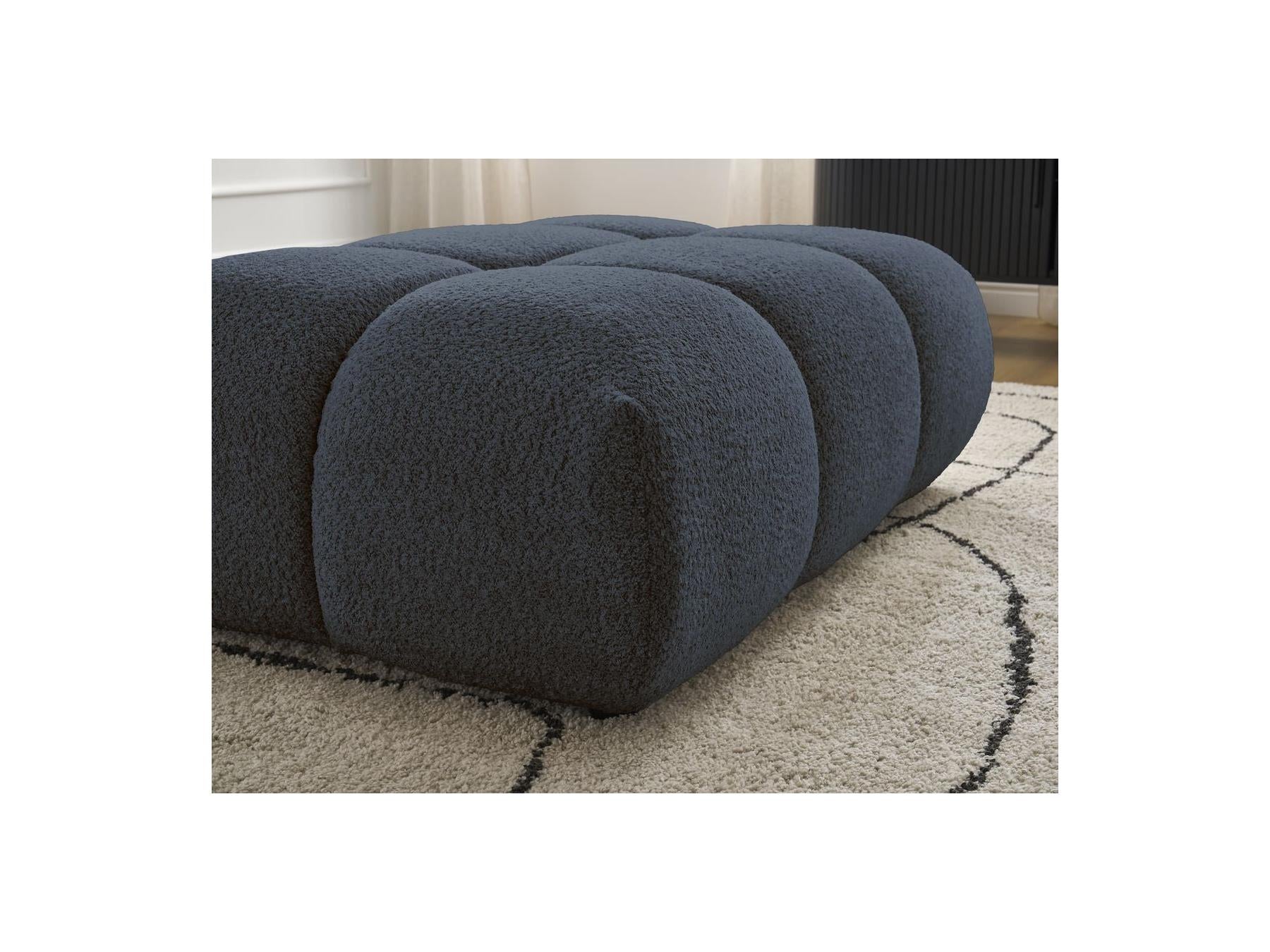 Alya - Pouf - Tissu Bouclette