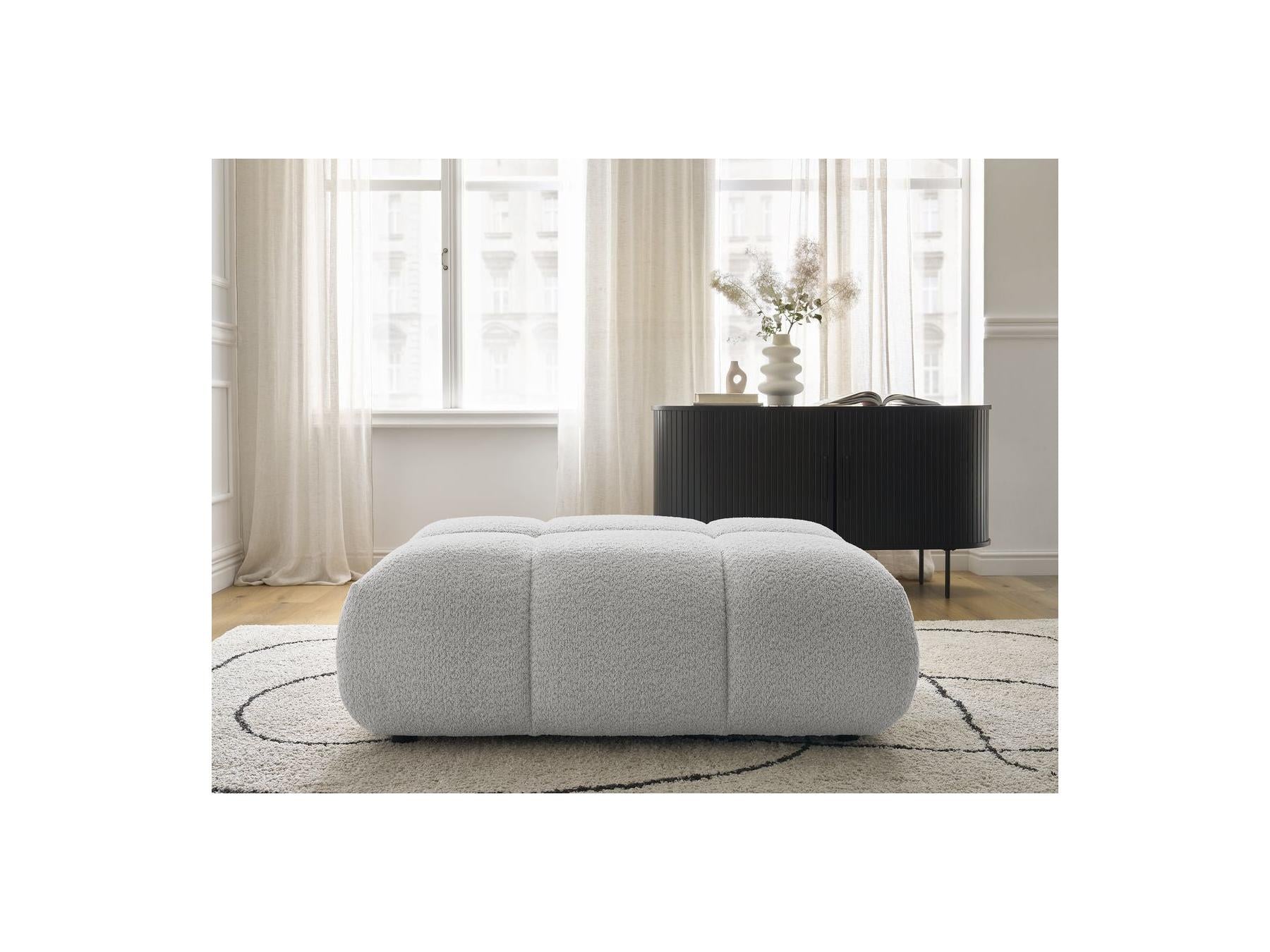 Alya - Pouf - Tissu Bouclette