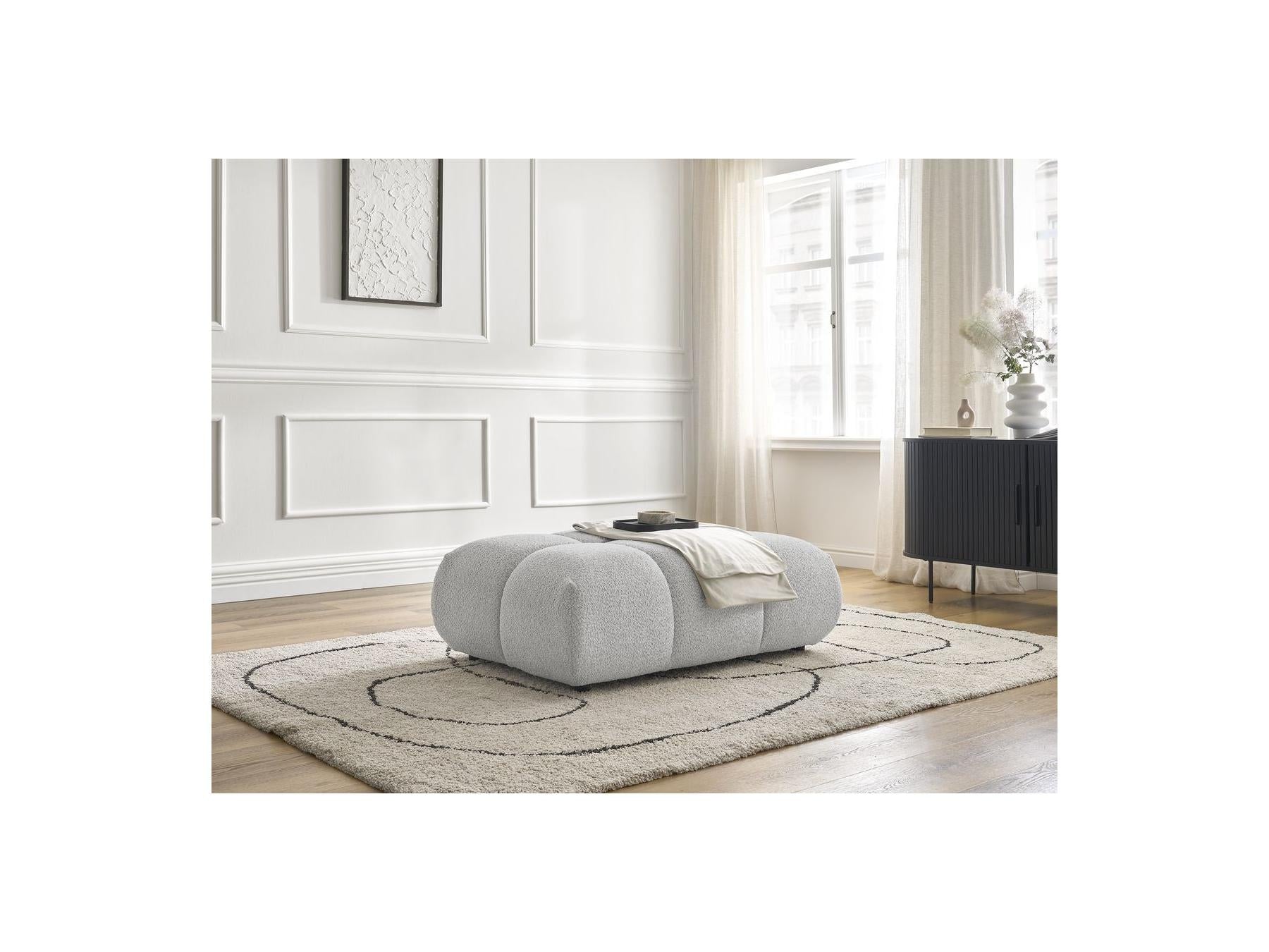 Alya - Pouf - Tissu Bouclette