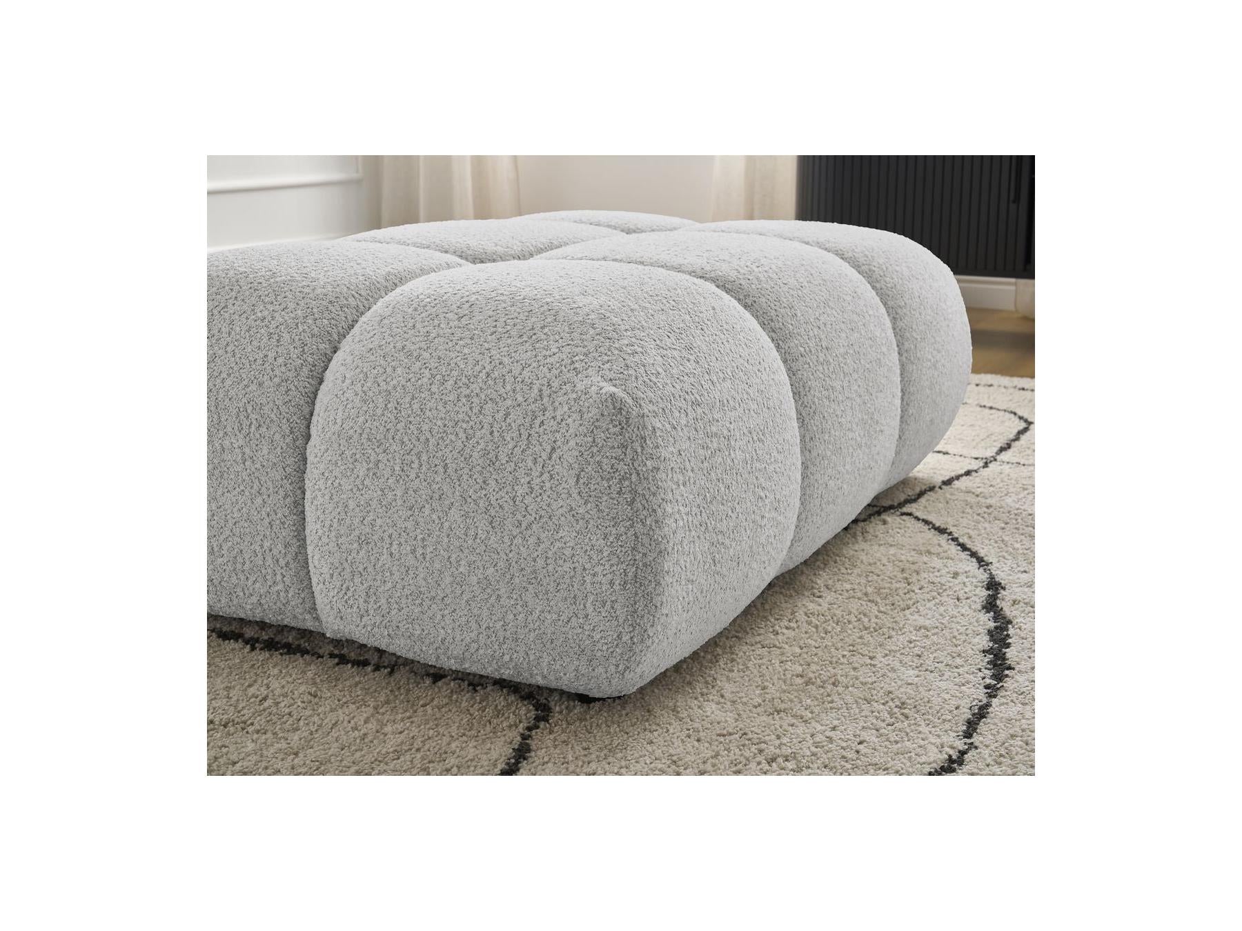 Alya - Pouf - Tissu Bouclette