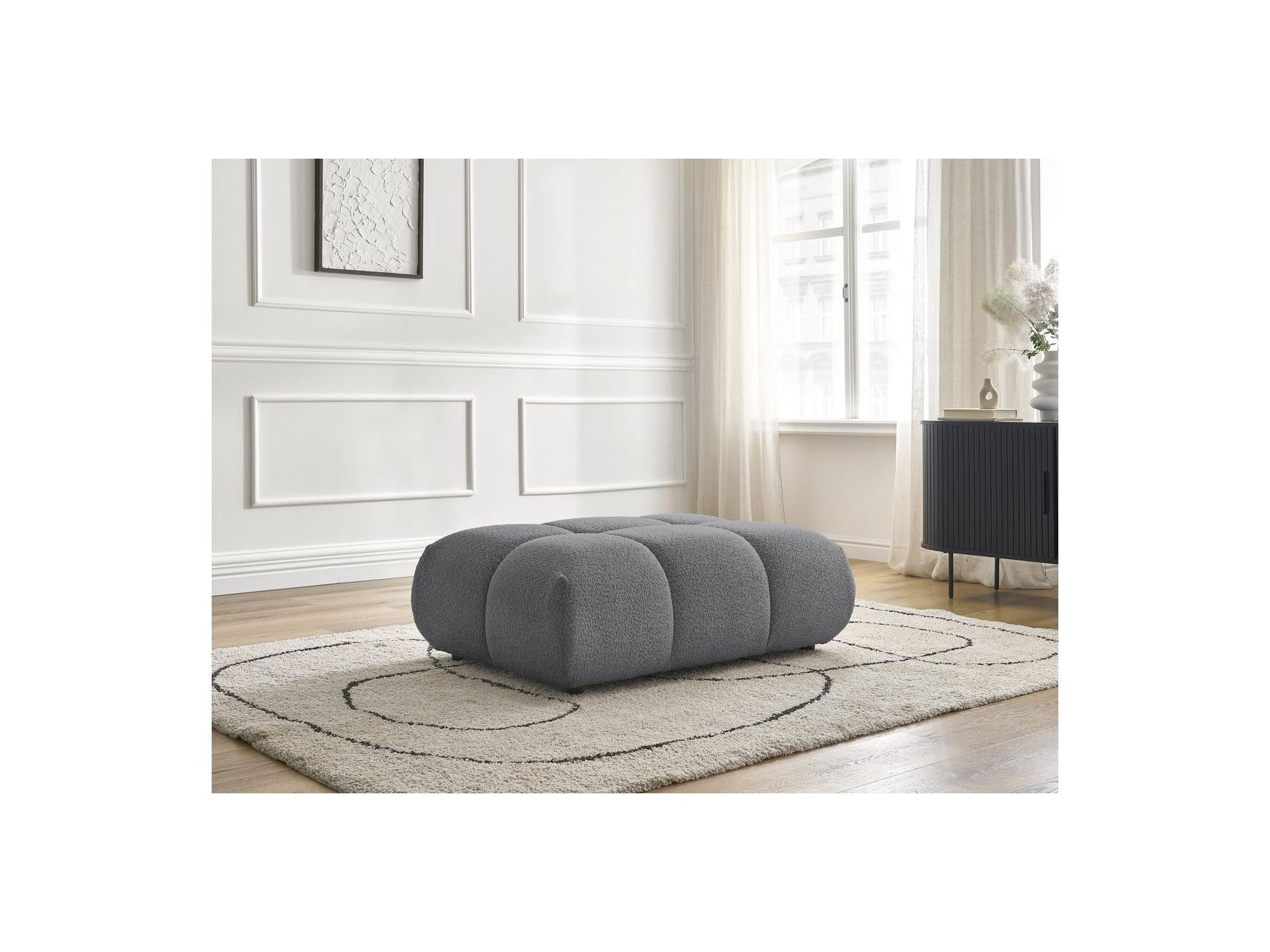 Alya - Pouf - Tissu Bouclette