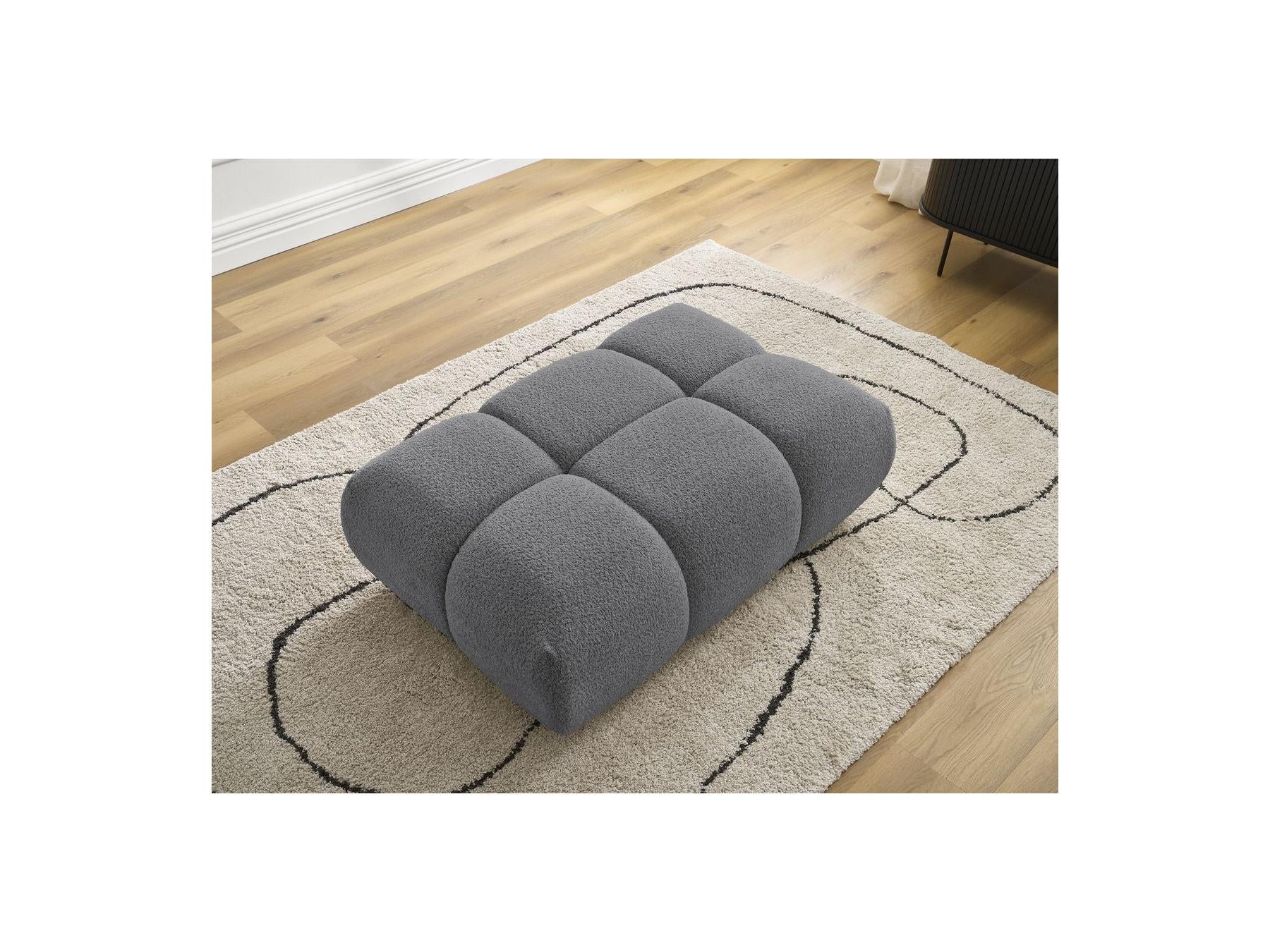 Alya - Pouf - Tissu Bouclette