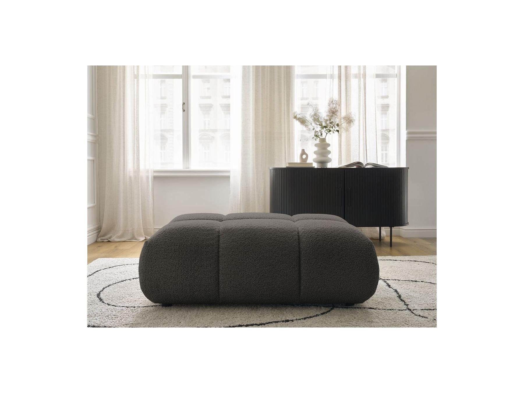 Alya - Pouf - Tissu Bouclette