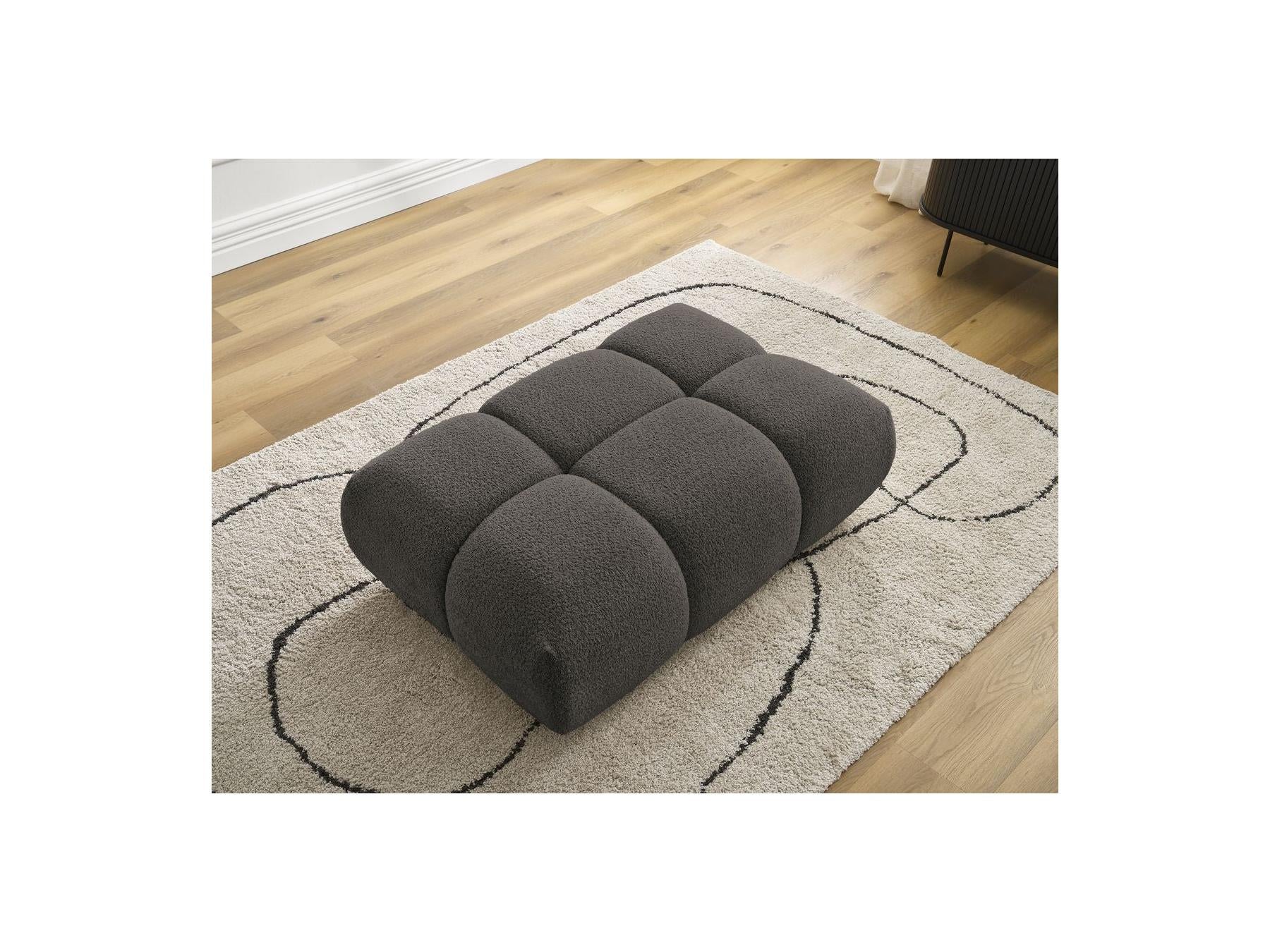 Alya - Pouf - Tissu Bouclette