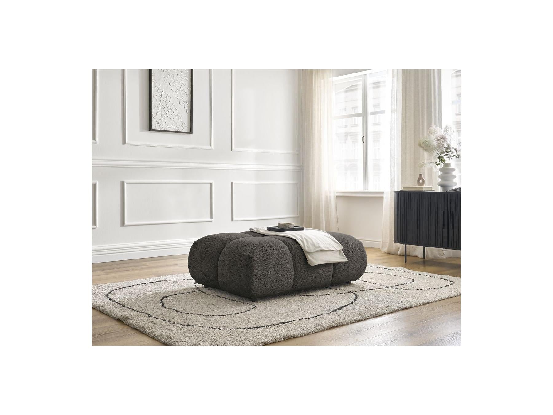 Alya - Pouf - Tissu Bouclette