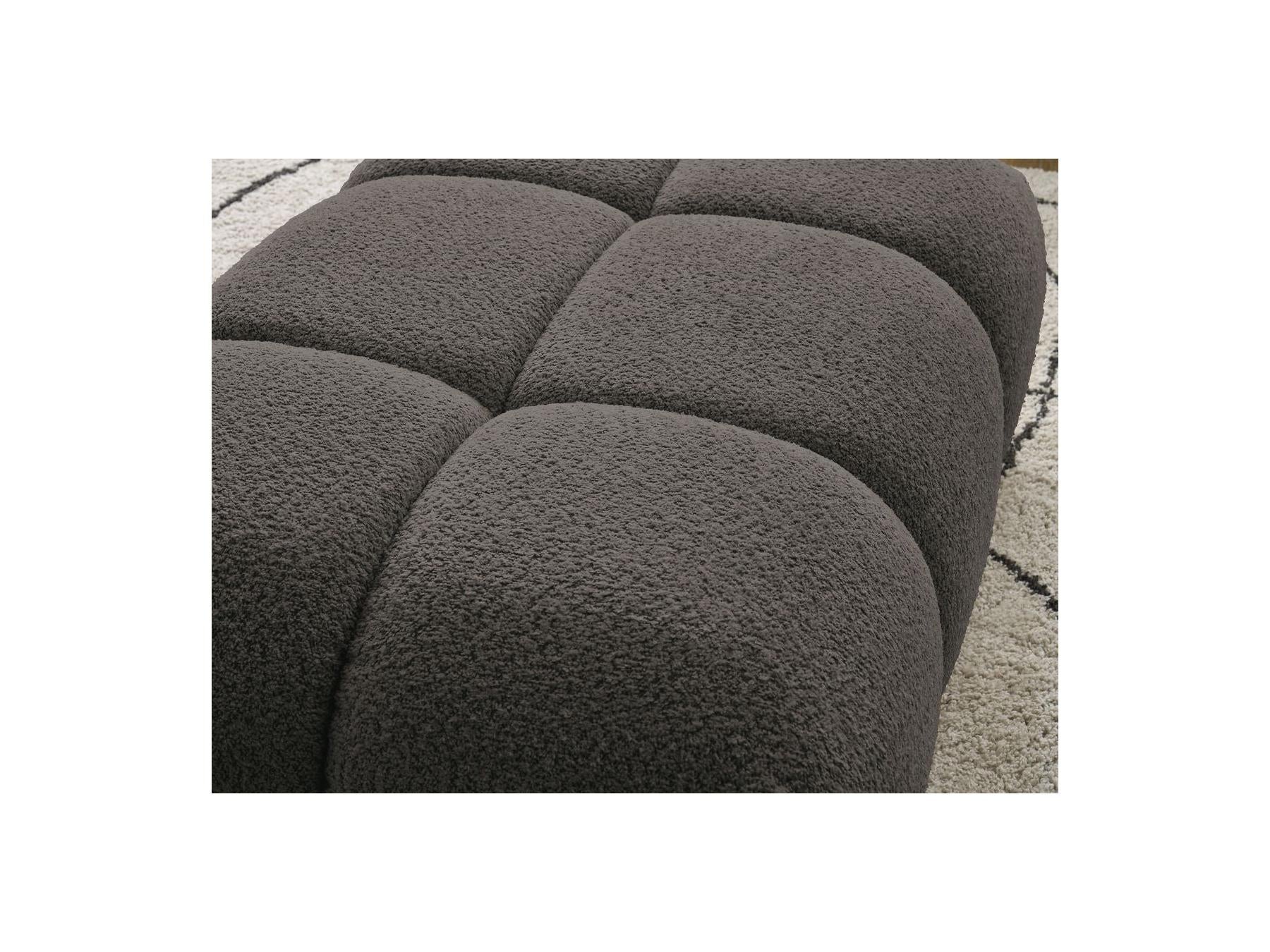 Alya - Pouf - Tissu Bouclette