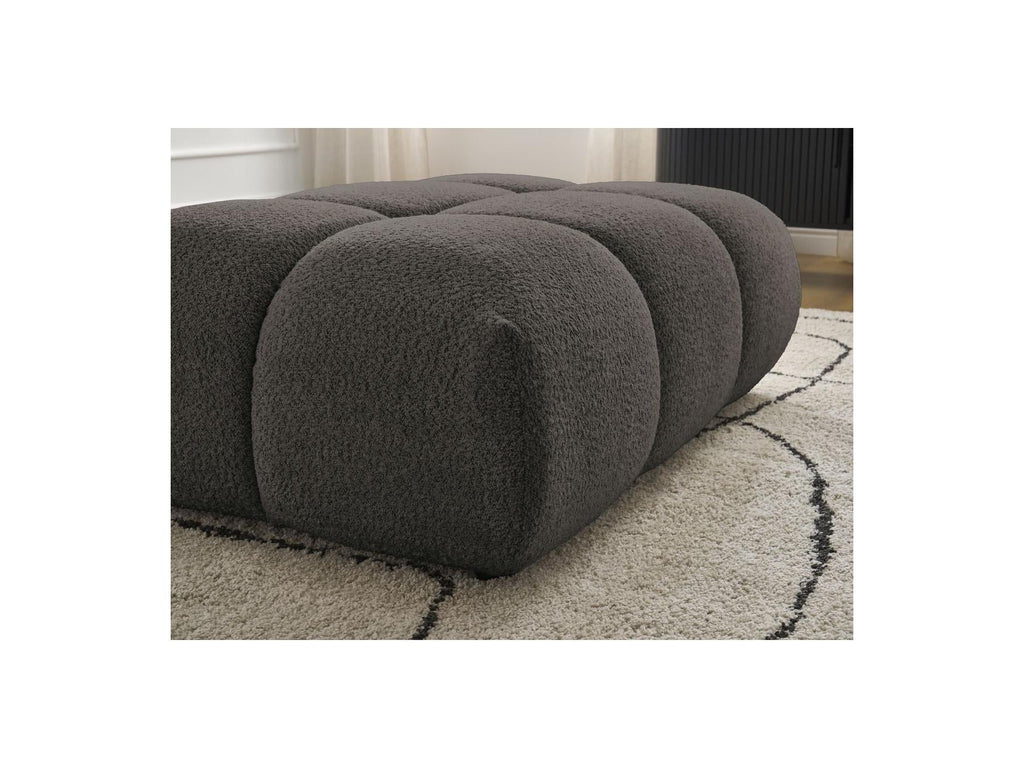 Alya - Pouf - Tissu Bouclette