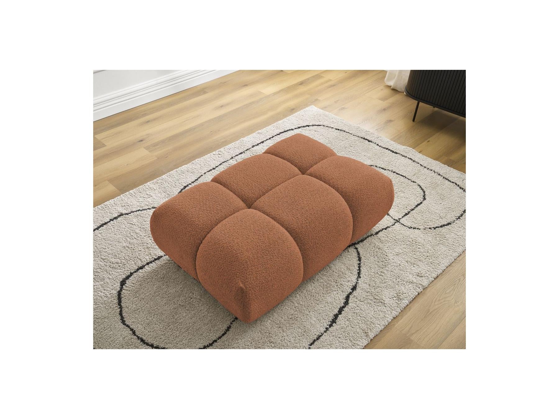 Alya - Pouf - Tissu Bouclette