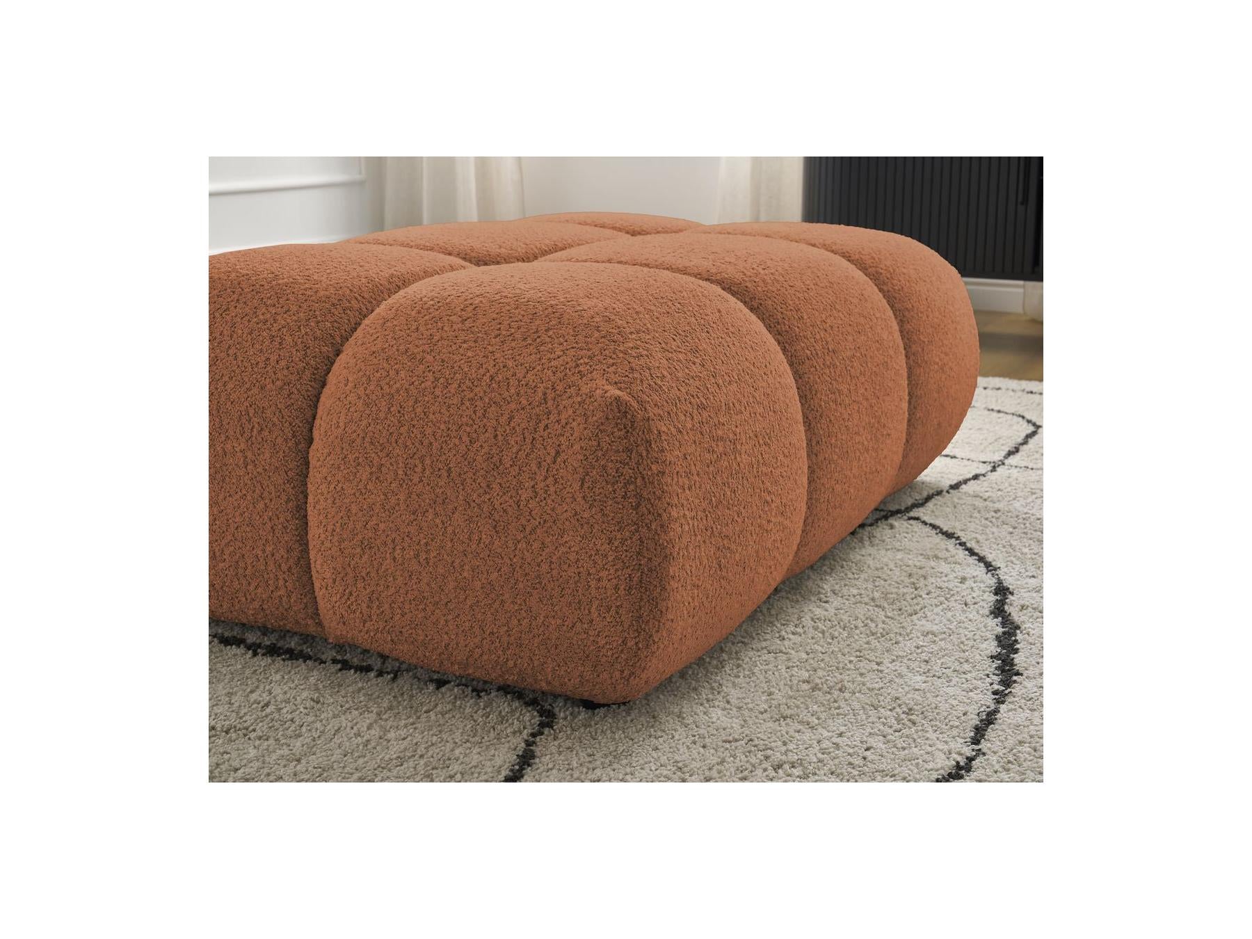 Alya - Pouf - Tissu Bouclette