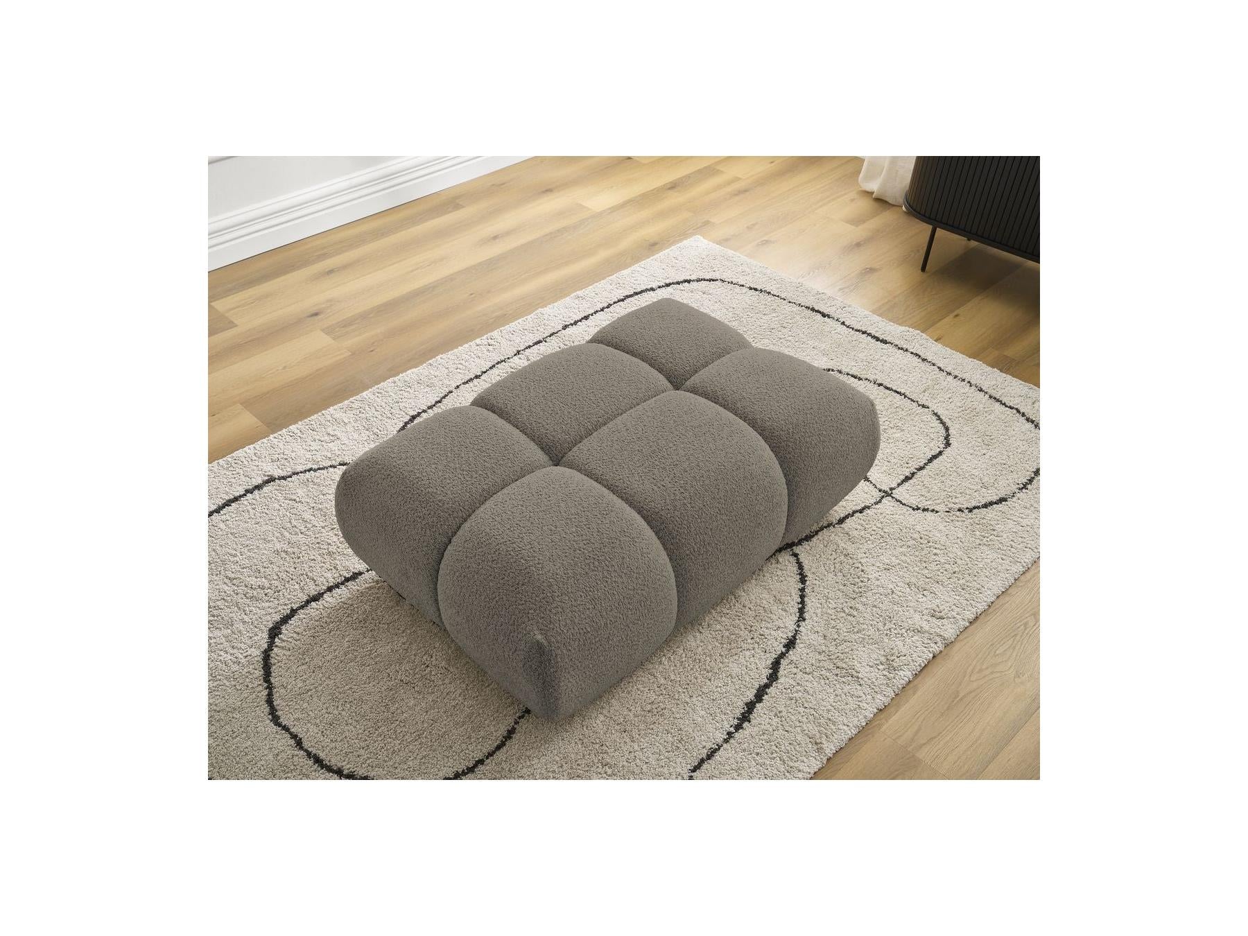 Alya - Pouf - Tissu Bouclette