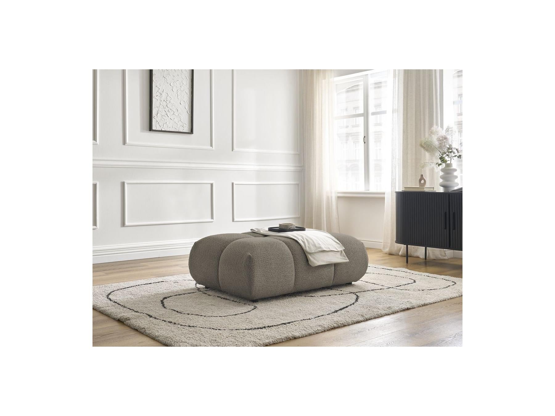 Alya - Pouf - Tissu Bouclette