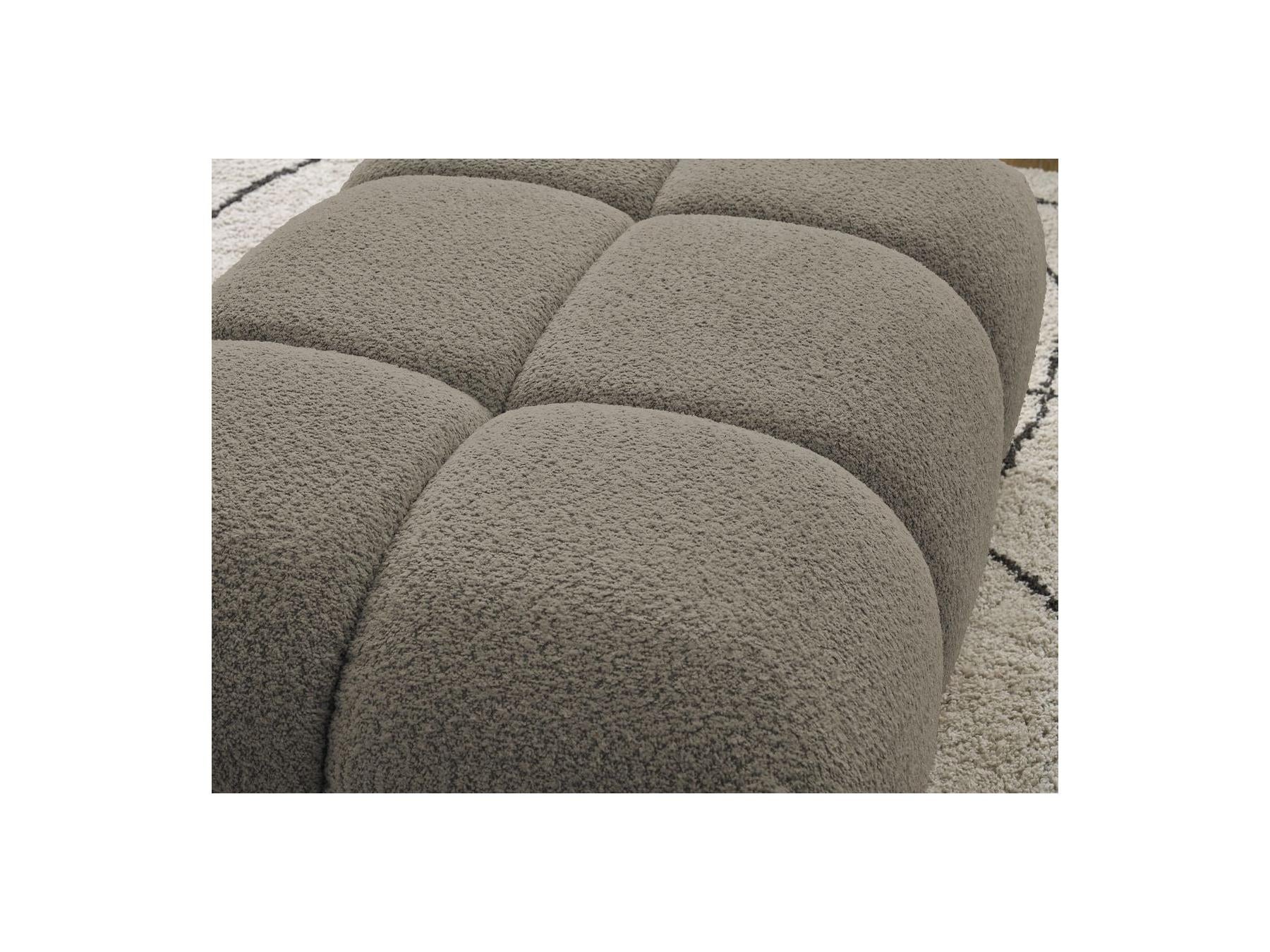 Alya - Pouf - Tissu Bouclette