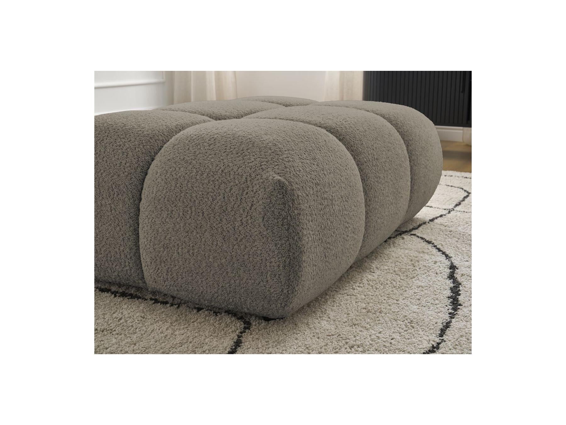 Alya - Pouf - Tissu Bouclette