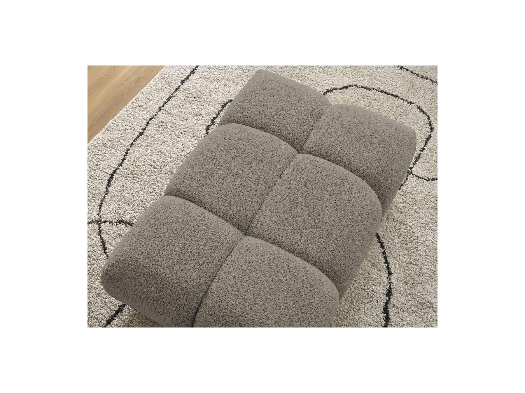Alya - Pouf - Tissu Bouclette