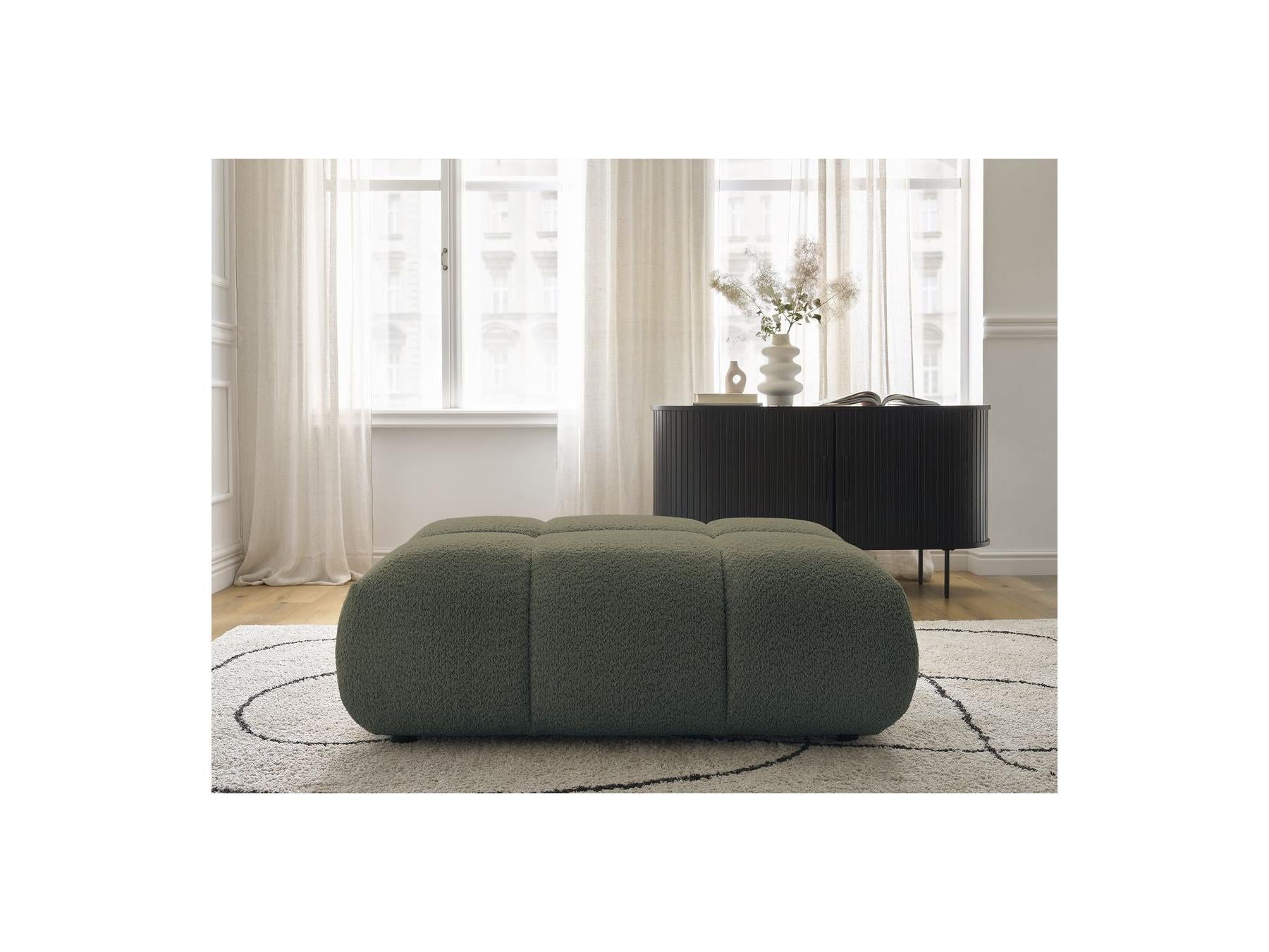 Alya - Pouf - Tissu Bouclette