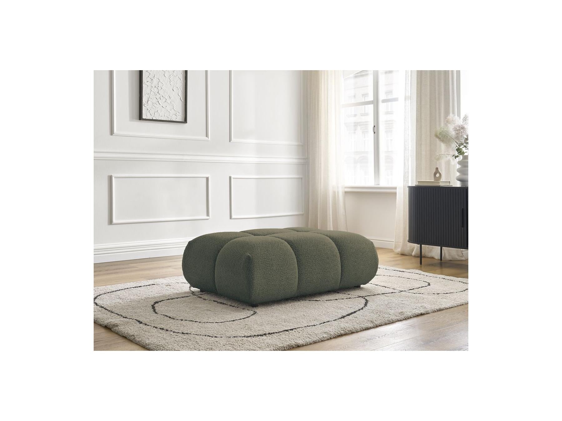 Alya - Pouf - Tissu Bouclette