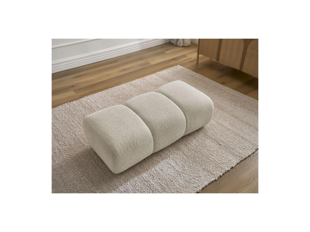 Pamira - Pouf - Tissu Bouclette