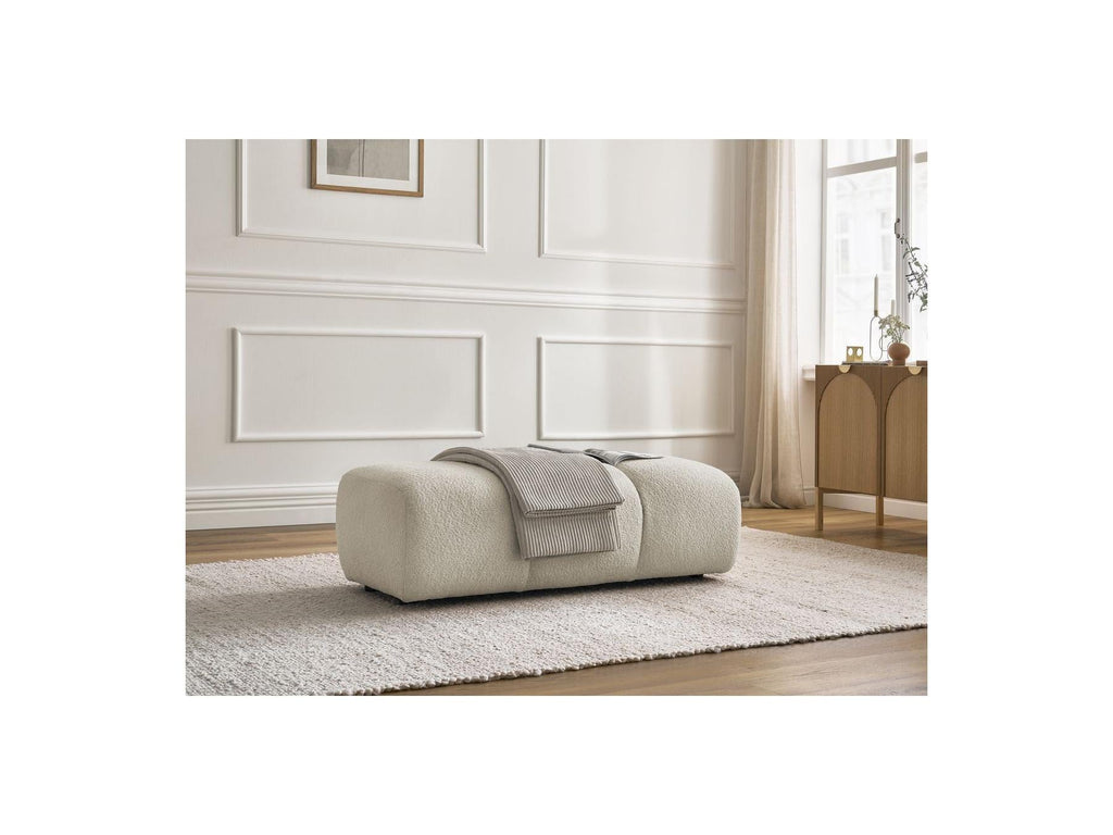 Pamira - Pouf - Tissu Bouclette