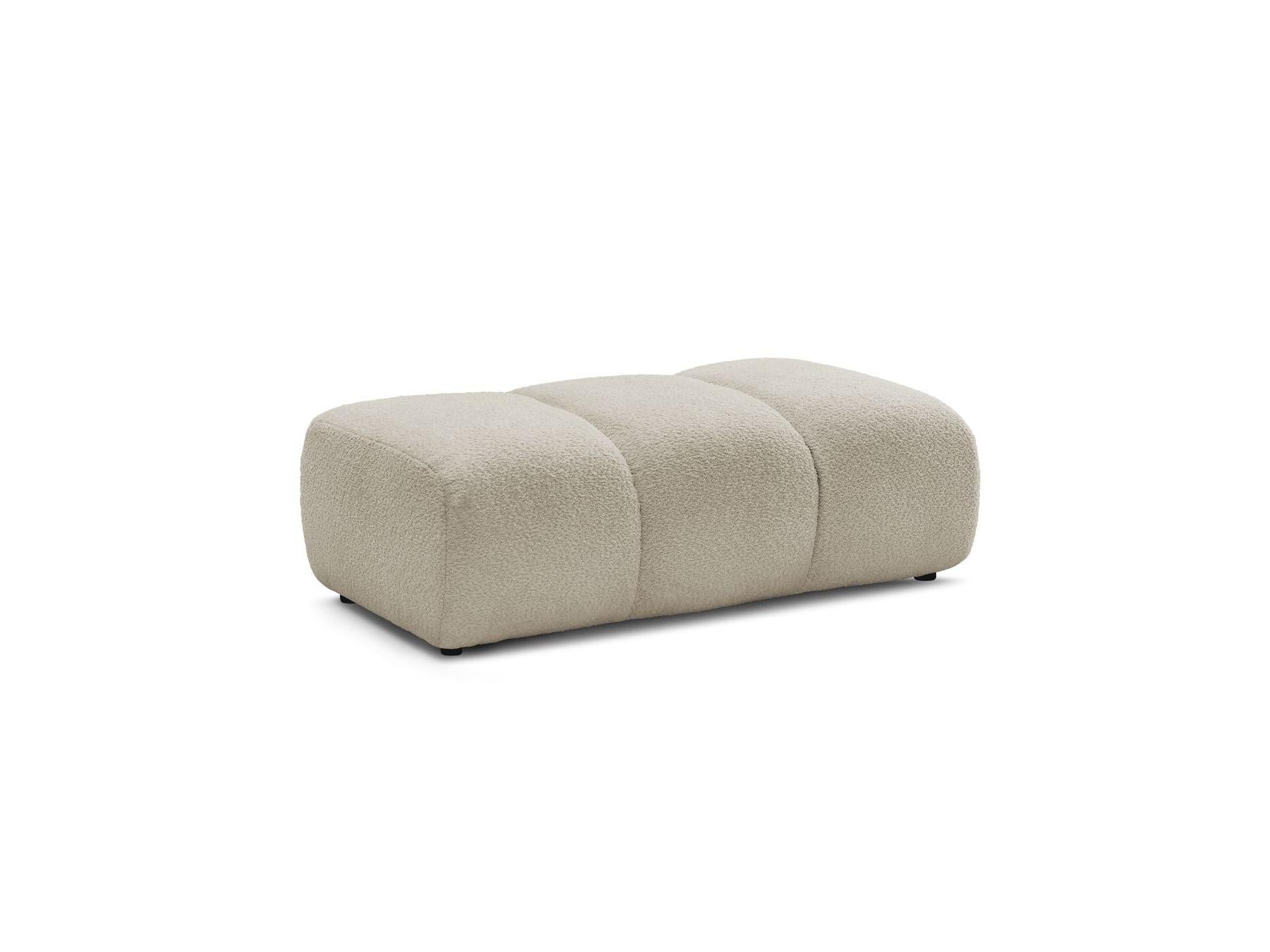 Pamira - Pouf - Tissu Bouclette