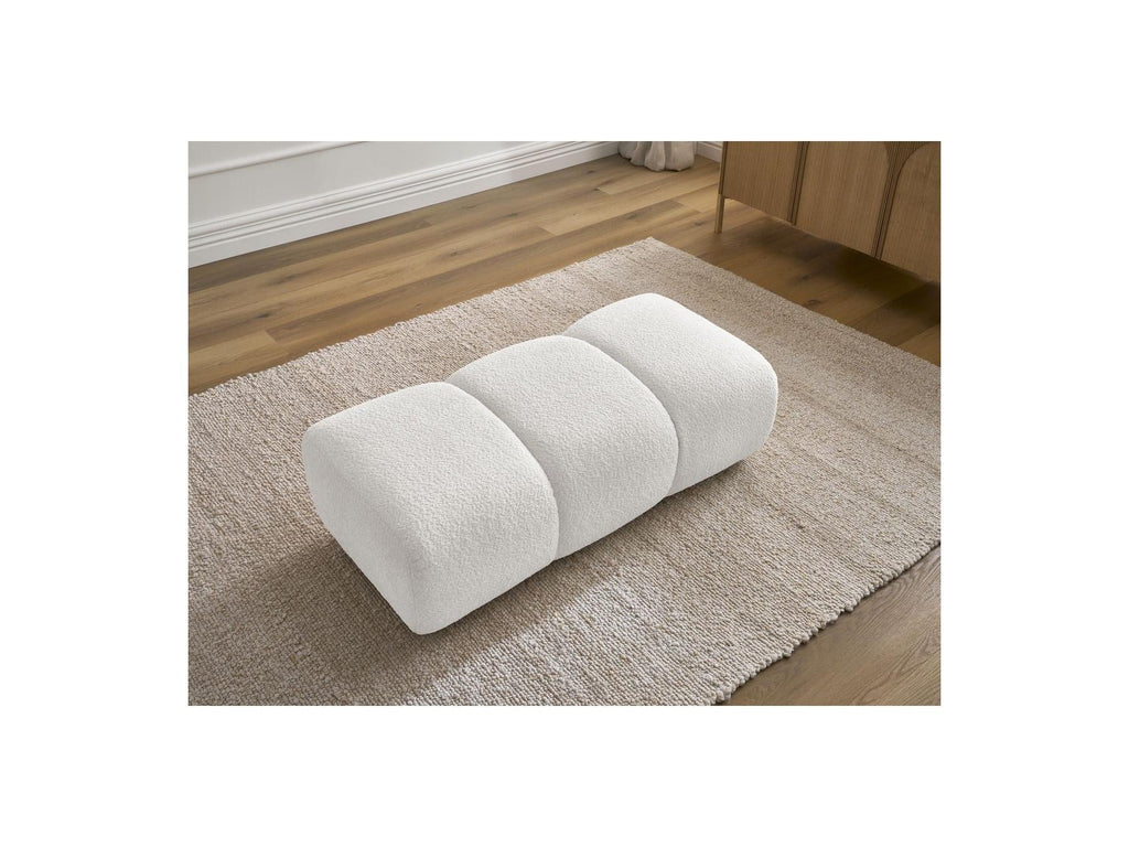 Pamira - Pouf - Tissu Bouclette