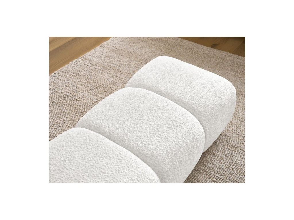 Pamira - Pouf - Tissu Bouclette