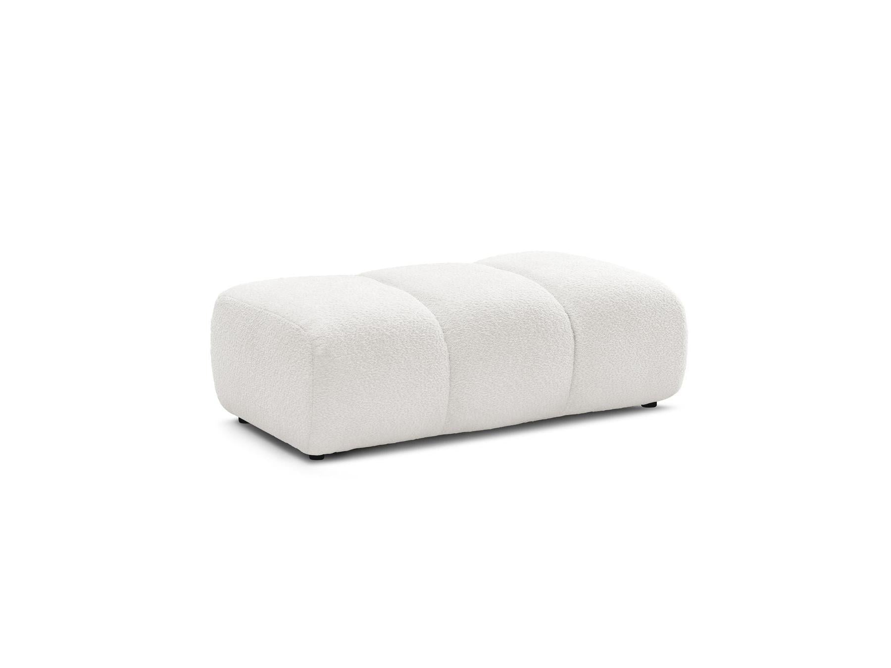 Pamira - Pouf - Tissu Bouclette