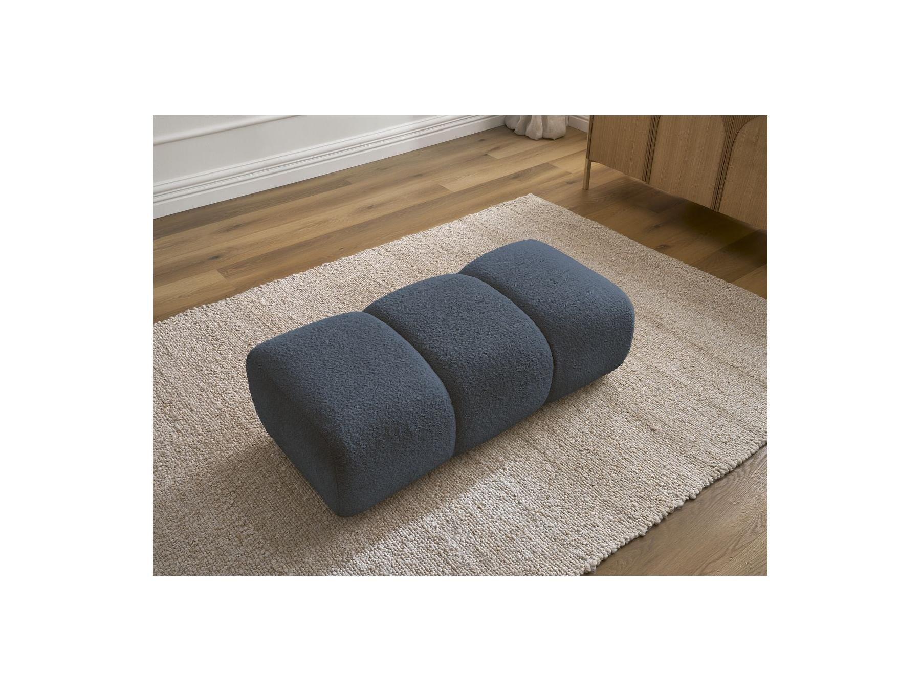 Pamira - Pouf - Tissu Bouclette