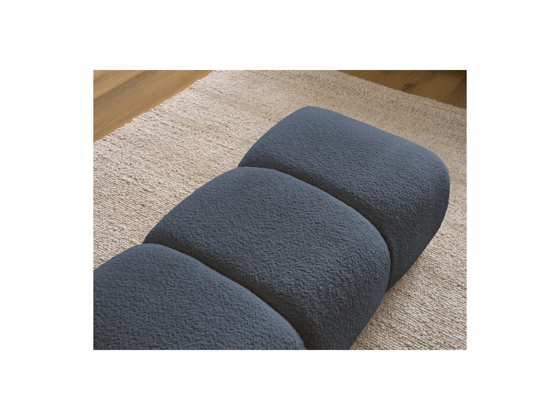 Pamira - Pouf - Tissu Bouclette