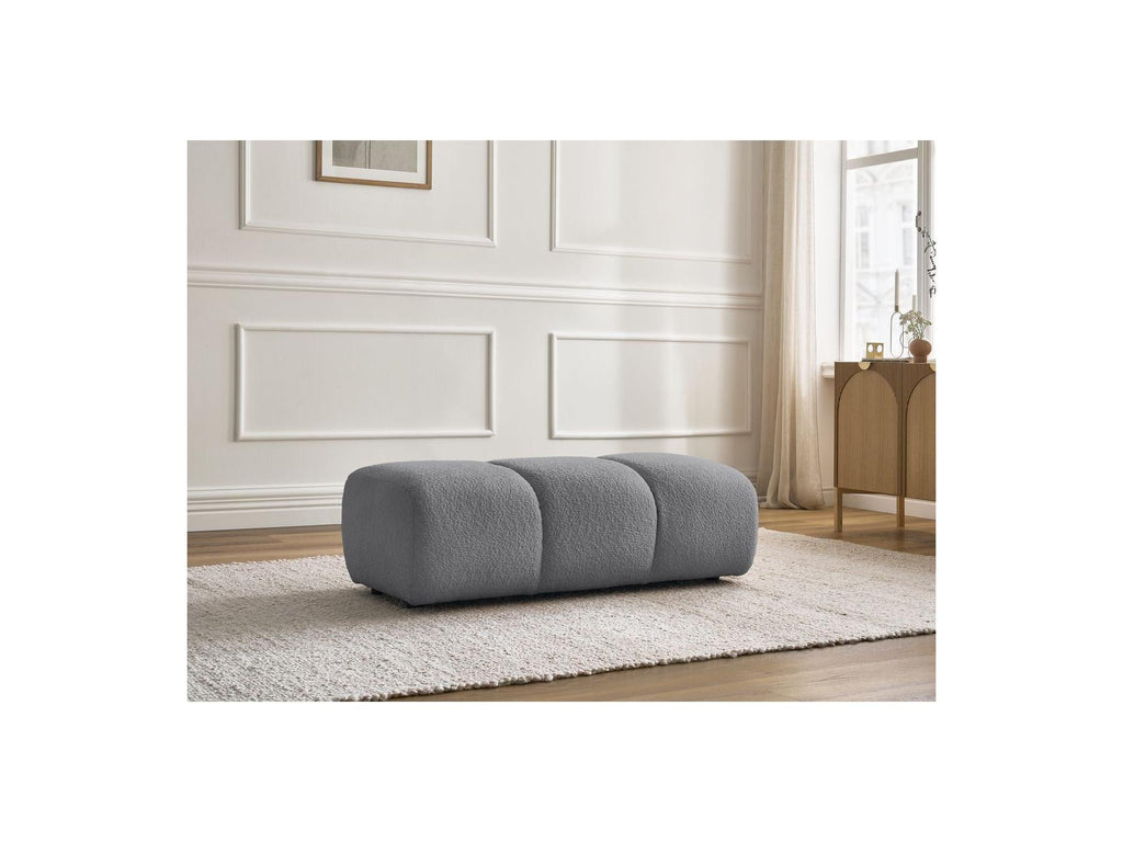 Pamira - Pouf - Tissu Bouclette