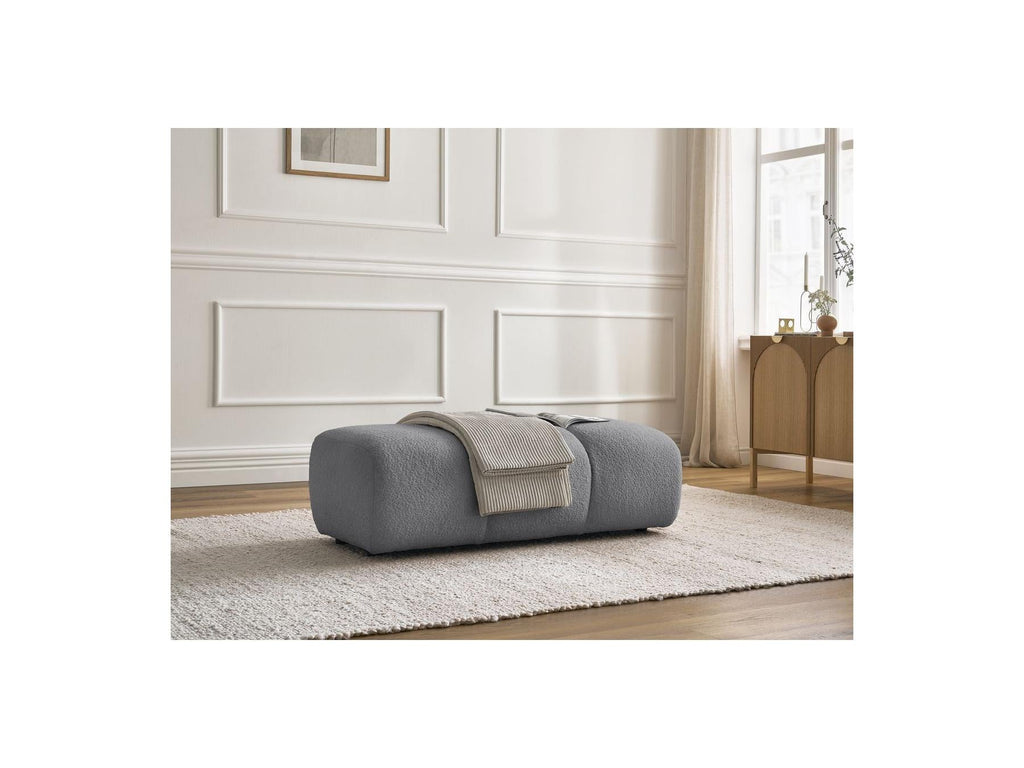 Pamira - Pouf - Tissu Bouclette