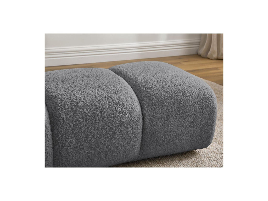 Pamira - Pouf - Tissu Bouclette