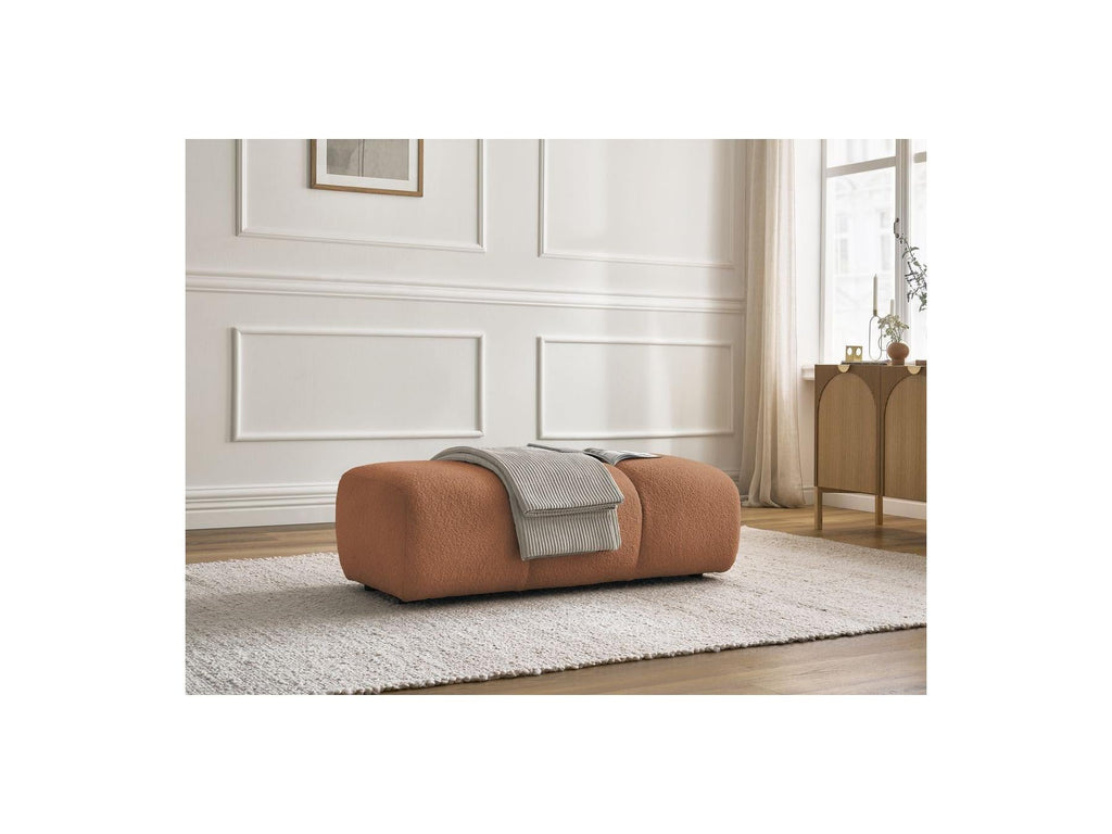 Pamira - Pouf - Tissu Bouclette