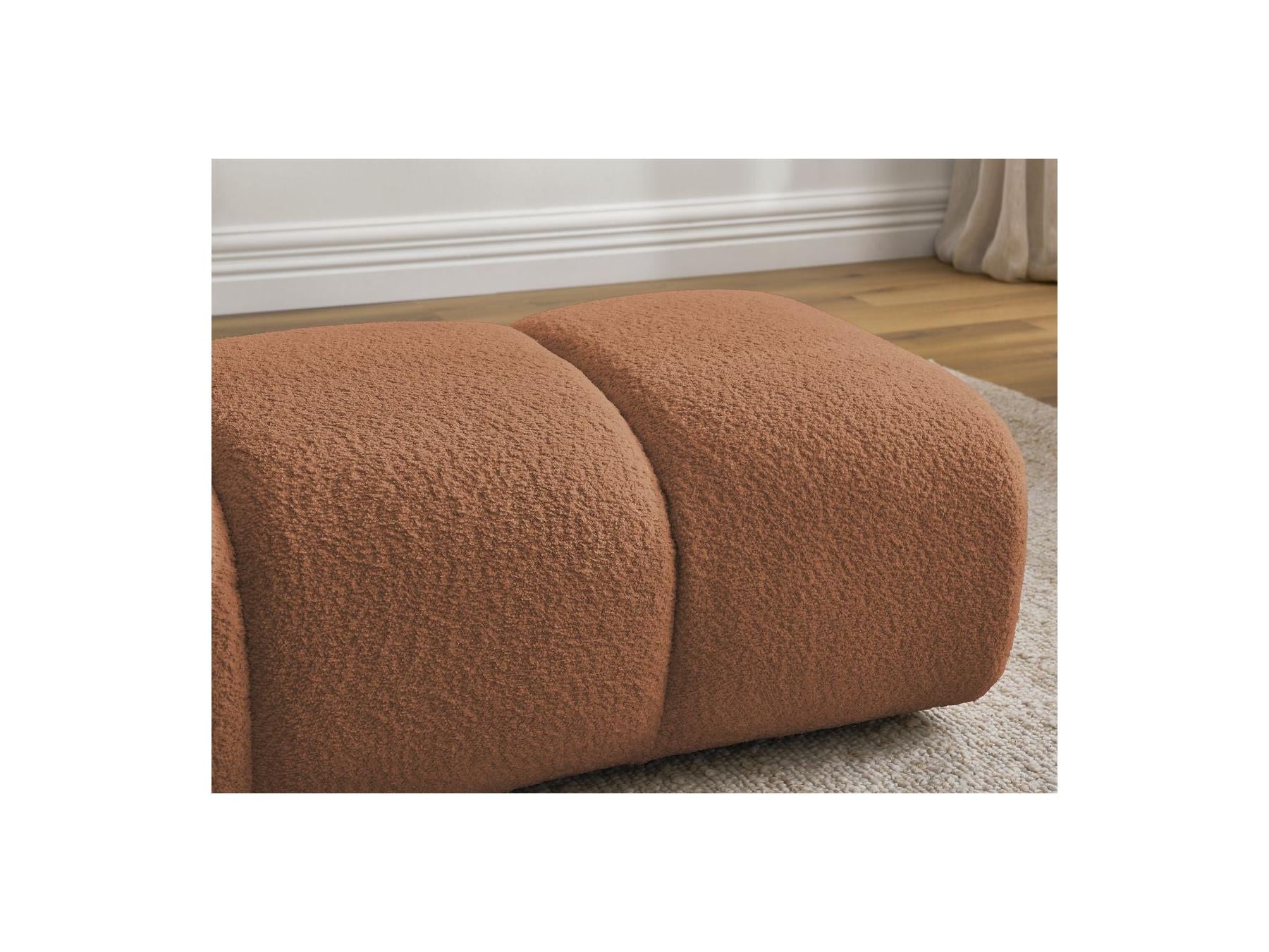 Pamira - Pouf - Tissu Bouclette